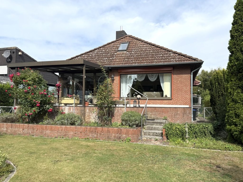 Hausansicht von hinten
