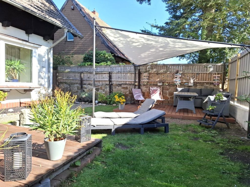 Terrasse und Garten